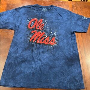 Retro Ole Miss tie-dye shirt